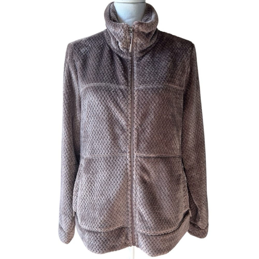Women's Free Country Sherpa Faux Fur Fleece Jacket Sz Large